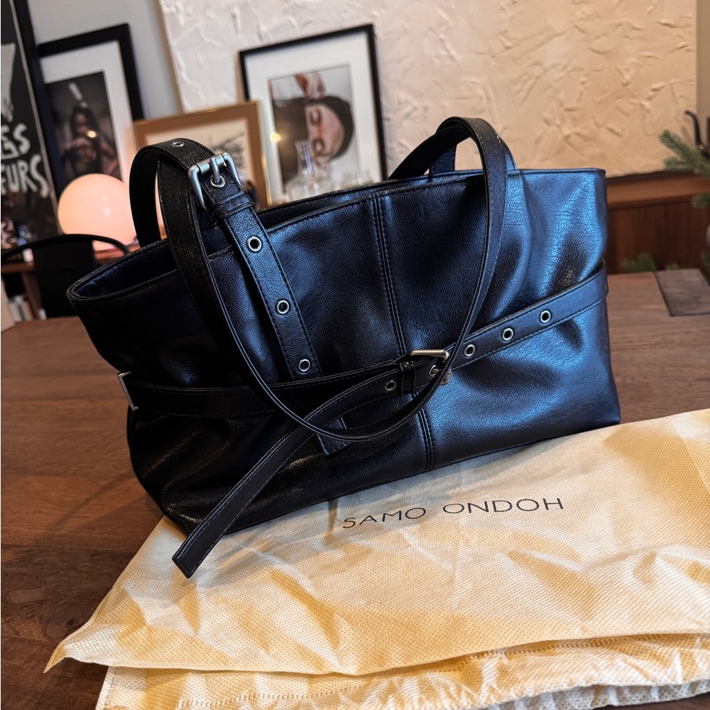 SAMO ONDOH, le belt bag M goat black